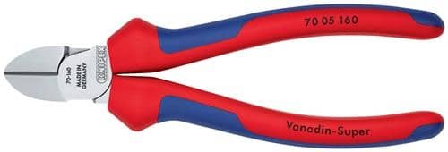 KNIPEX Seitenschneider L.160mm Kopf verchr.Comfort-Griff KNIPEX
