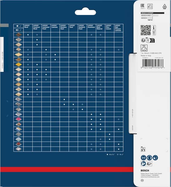 BOSCH Kreissägeblatt Expert for Construct Wood, 210 x 30 x 2,0 mm, 30