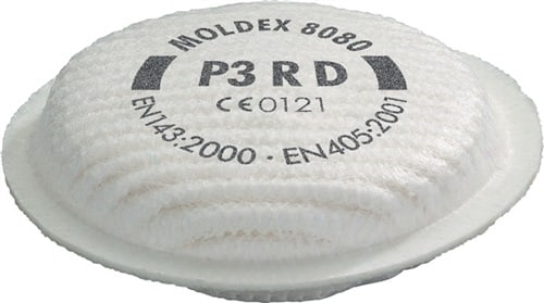 MOLDEX Partikelfilter 808001 EN 143:2021 P3 f.Ser.8000 MOLDEX