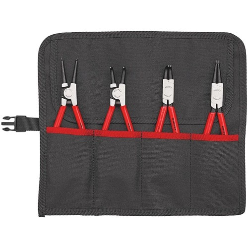 KNIPEX Sicherungsringzangensatz 4-tlg.in Rolltasche 19-60mm KNIPEX