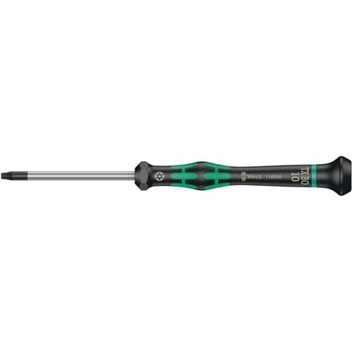 WERA Elektronik-Feinmechanik-Schraubendreher 2067 T-BO 10 Klingen-L.60mm WERA