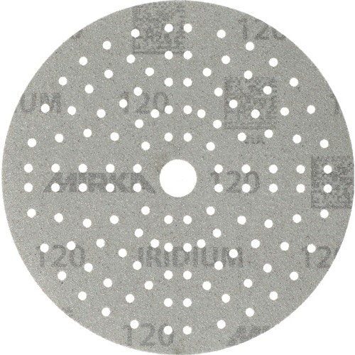 MIRKA Haftschleifscheibe IRIDIUM Grip 121L 150mm K.120 f.HO/Metall/Lack/Ku.