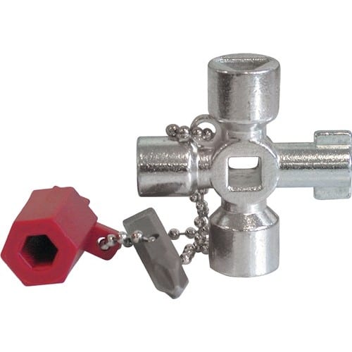 SCHUEBO Schaltschrankschlüssel Mini 9 Funktionen m.Bitadapter SCHUEBO