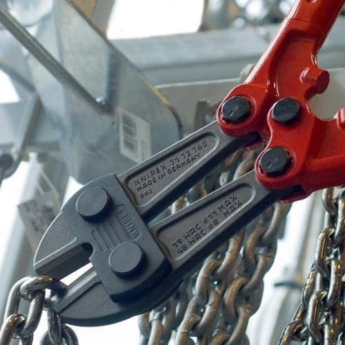 KNIPEX Bolzenschneider L.910mm Mehrkomp.-Hüllen weich 13mm mittel 10mm hart 9mm KNIPEX