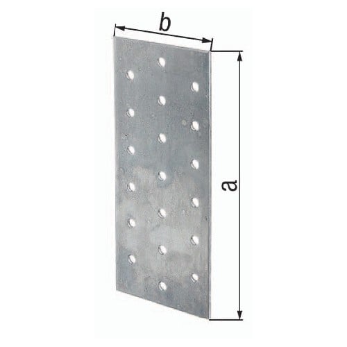 GAH Lochplatte 200x80x2 sdmverz.EN 14545:29-2 GAH