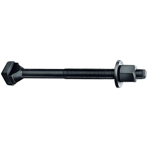 AMF T-Nutenschraube DIN 787 T-Nut 28mm M24 L.125mm Güte 8.8 m.Mutter u.Scheibe AMF
