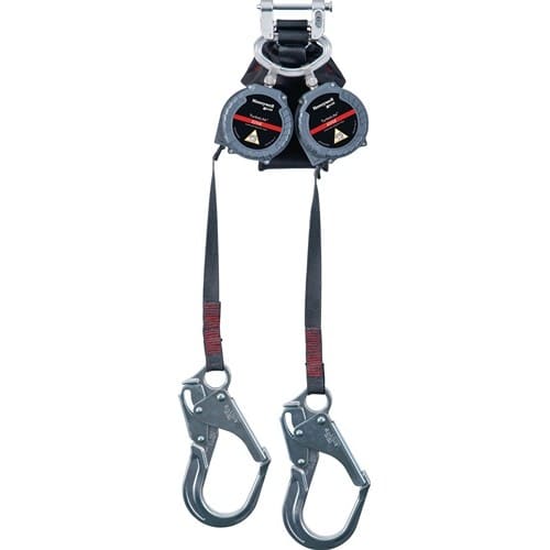 HONEYWELL Höhensicherungsgerät TurboLite Edge Twin Öffnungs-W.55mm Gurtband 2,75m