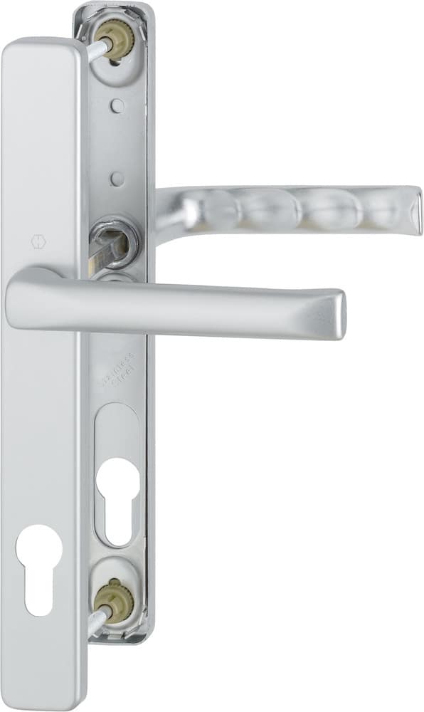HOPPE® Drückergarnitur mit Schmalschild London 113KH/2246/113, Aluminium, 2746181