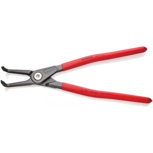 KNIPEX Präzisionssicherungsringzange J 41 f.Bohrungen D.85-140mm L.305mm KNIPEX