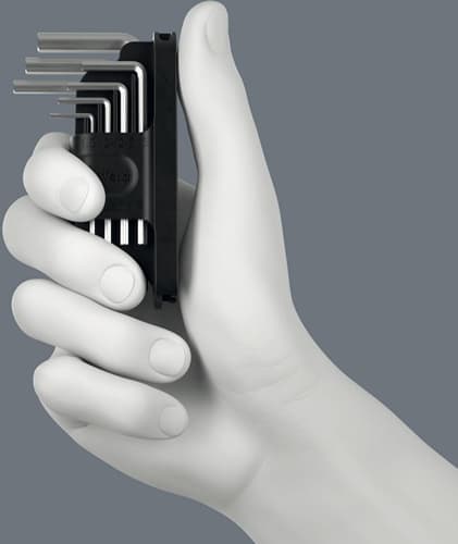 WERA Winkelschlüsselsatz Tool-Check Modular Hex-Plus 1 8-tlg.Hex-Plus WERA
