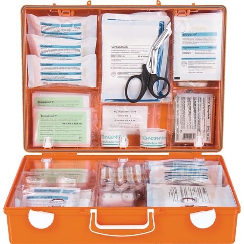 SÖHNGEN Erste Hilfe Koffer gr.MT-CD B400xH300xT150ca.mm orange SÖHNGEN