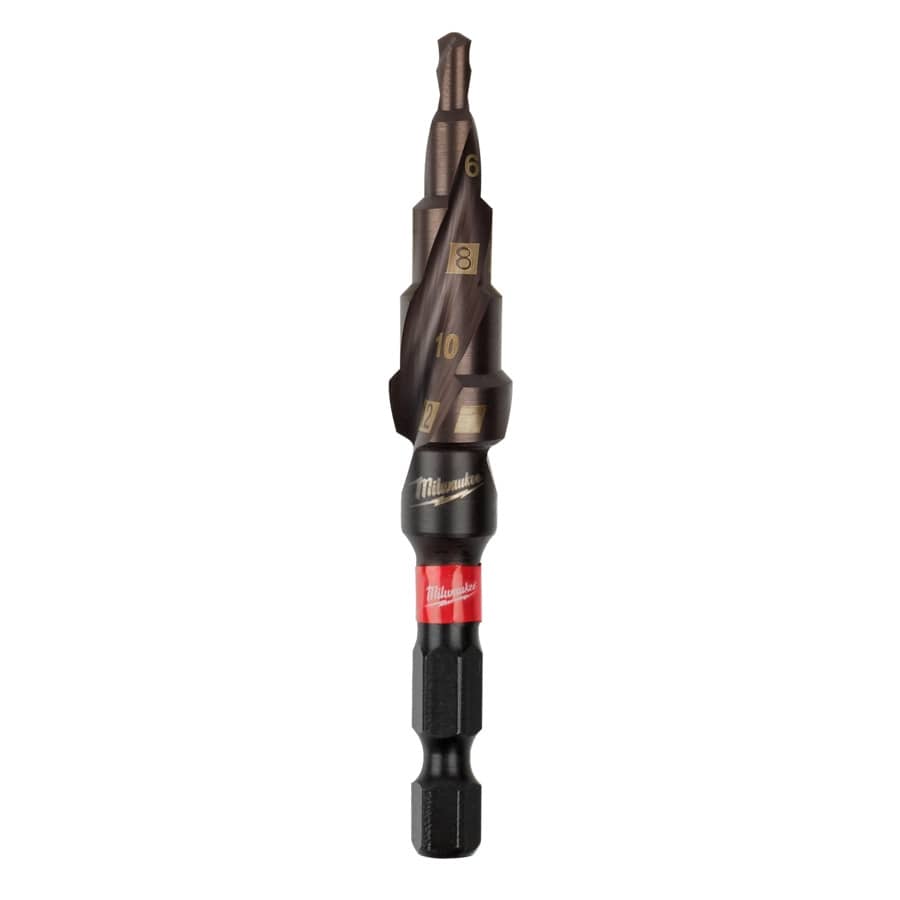 MILWAUKEE 4 bis 12 mm, 2 mm Stufen SHOCKWAVE Stufenbohrer