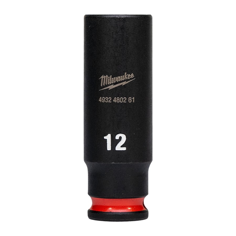 MILWAUKEE 12 x 50 mm SHOCKWAVE Schlagnuss 1/4" lang