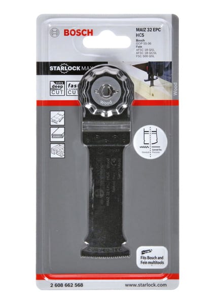 BOSCH HCS Tauchsägeblatt MAIZ 32 EPC Wood, 80 x 32 mm, 1er-Pack
