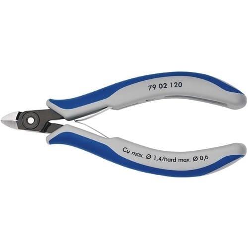 KNIPEX Präzisions-Elektronik-Seitenschn.L.120mm Form 0 Facette ja,sehr kl.pol.KNIPEX