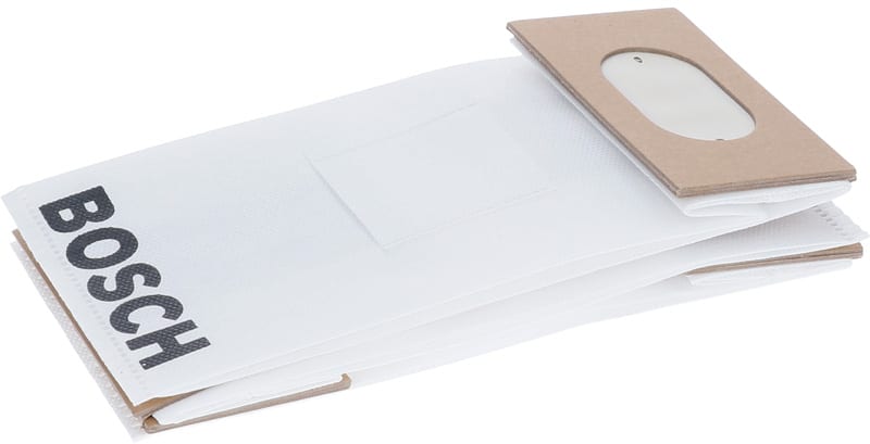 BOSCH Staubbeutel für Band-, Exzenter-, Schwingschleifer, Universalfräse, 3er-Pack