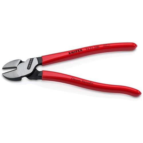 KNIPEX Kraftseitenschneider L.200mm Form 2 Ku.-Überzug KNIPEX