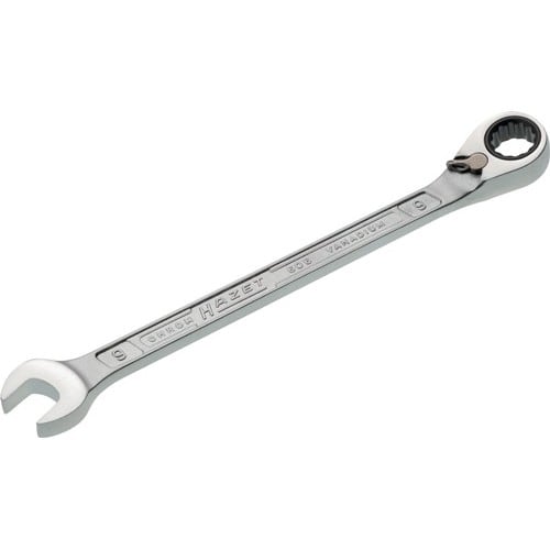 HAZET Maulringratschenschlüssel 606 SW 9mm L.143mm umschaltbar,Rings.15Grad HAZET