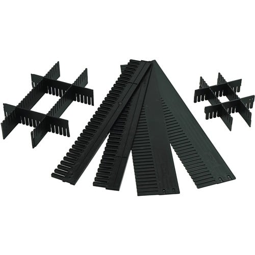LA-KA-PE Unterteiler f.Transportstapelbehälter H.180mm PP anthrazit 10St./Karton LA-KA-PE