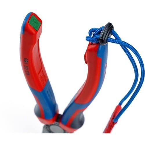 KNIPEX Kombizange L.180mm pol.Mehrkomp.-Hülle KNIPEX