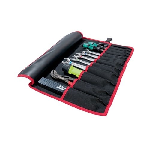 PARAT Werkzeugrolltasche 12 Fächer B540xH330mm Nyl.schwarz/rot PARAT