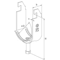 FISCHER Bügelschelle FUBD 100
