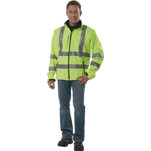 PREVENT Warnschutz-Softshelljacke Gr.XXL gelb PREVENT
