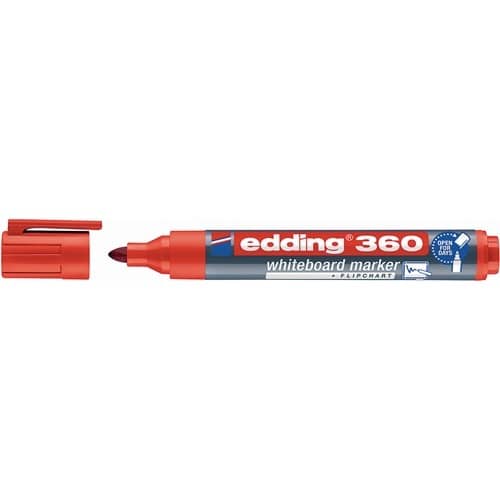 EDDING Whiteboardmarker 360 rot Strich-B.1,5-3mm Rundspitze