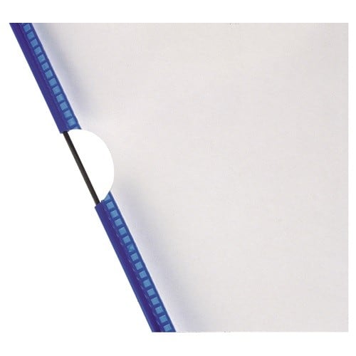 TARIFOLD Sichttafel PVC m.Drahtrahmen ku.-ummantelt blau DIN A4 reflexionsfrei 10St./Btl.