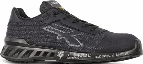 U.POWER Sicherheitsschuh SCOTT Gr.40 W.11 schwarz/grau S1PS FO SR ESD EN ISO 20345:2022