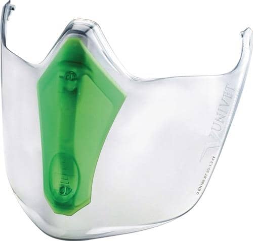 UNIVET Visier 6x3 PC Visier:getönt einstellbares Belüftungssystem EN 166b,EN 170 UNIVET