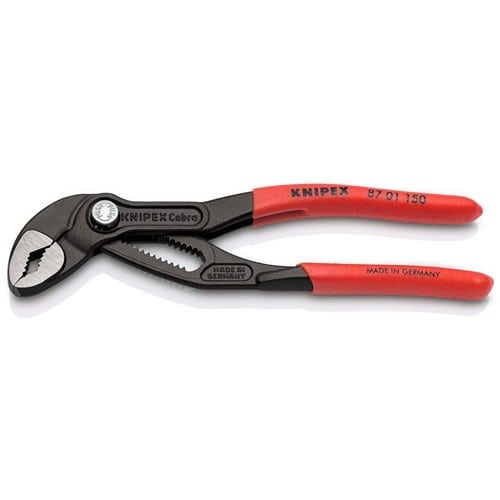 KNIPEX Wasserpumpenzange Cobra® L.150mm Spann-W.30mm pol.Ku.-Überzug KNIPEX