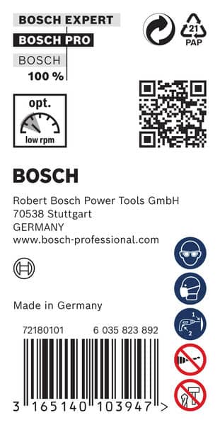 BOSCH Schalungs- und Installationsbohrer, SDS plus, 10 x 400 mm