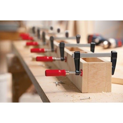 BESSEY Druckgussschraubzwinge LM Spann-W.250mm A.80mm Holzgriff 20x5mm BESSEY