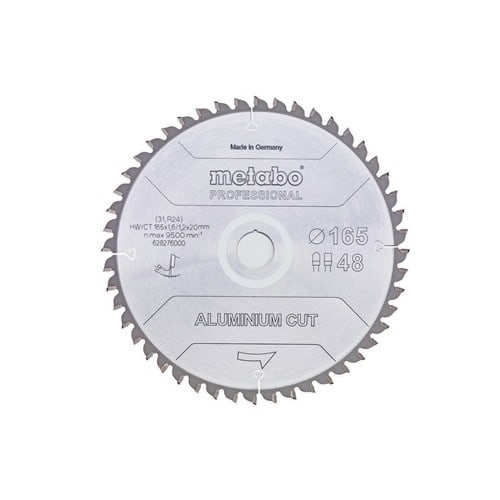 METABO Kreissägeblatt D165xDicke1,2xBohrung20mm FZ/TR Z. 48 Spanwinkel 5Grad Metabo