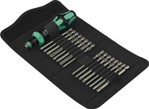 WERA Schraubendrehersatz Kraftform Kompakt 60 RA-R 1 17-tlg.m.Wechselkl.WERA
