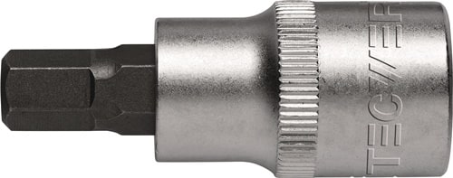 TECWERK Steckschlüsseleinsatz 1/2 Zoll Innen-6-kant SW 9mm L.55mm TECWERK