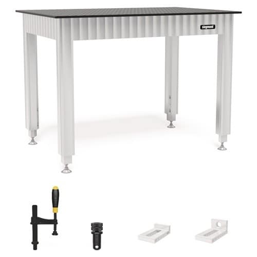 SIEGMUND Schweiß- u.Spanntisch L1200xB800xH800mm SIEGMUND