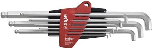 WIHA Winkelschraubendrehersatz 369T S9 9-tlg.ProStar-Halter SW 1,5-10mm