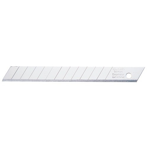 TECWERK Abbrechklinge L80xB9,1xS0,4mm 12 Sollbruchstellen 10 St./Spender TECWERK