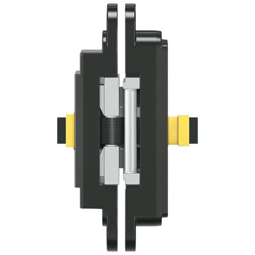 SIMONSWERK Verdecktliegendes Türband TECTUS® TE 540 3D Energy, edelstahloptik