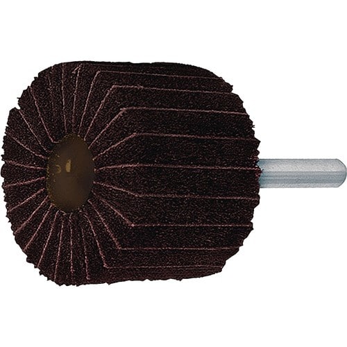 TECWERK Fächerschleifer Ø80xH50mm K.80/AMED Kombi Vlies/Korund Schaft-D.6mm TECWERK