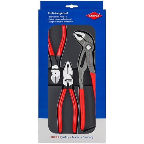 KNIPEX Zangensatz Kraft-Paket Inh.3tlg.pol.Kunststofftiefziehteil KNIPEX