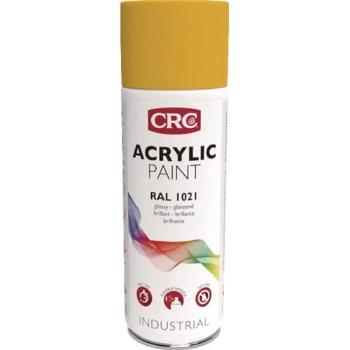 CRC Farbschutzlackspray ACRYLIC PAINT rapsgelb glänzend RAL 1021 400ml Spraydose CRC