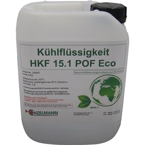 CONZELMANN Kühlmittel HKF 15.1 POF ECO 5kg Kanister Frostschutz b.-15GradC CONZELMANN