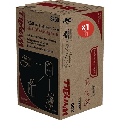 WYPALL Wischtuch WypAll® X60 8250 blau 235 Tü.1-lagig WYPALL