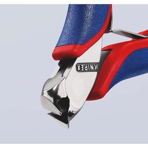 KNIPEX Elektronikvornschn.L.115mm Form 5 Facette nein spiegelpol.Mehrkomp.-Hüllen