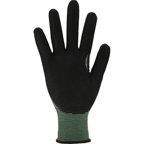 TECWERK Schnittschutzhandschuhe Mosel Gr.8 grün/schwarz EN 388 PSA II 10PA TW