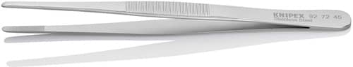 KNIPEX Präzisionspinzette L.145mm ger.Spitzen-B.3,5mm rostfrei,antimagn.säuref.KNIPEX