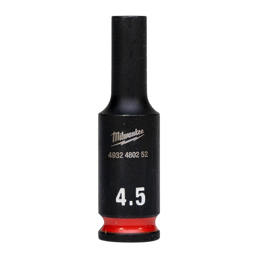 MILWAUKEE 4,5 x 50 mm SHOCKWAVE Schlagnuss 1/4" lang